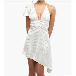 🐞WeWoreWhat Crystal Asymmetrical Dress